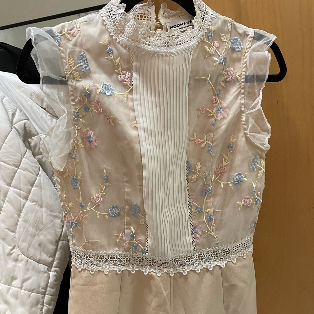 See Through Floral Jumper size XS